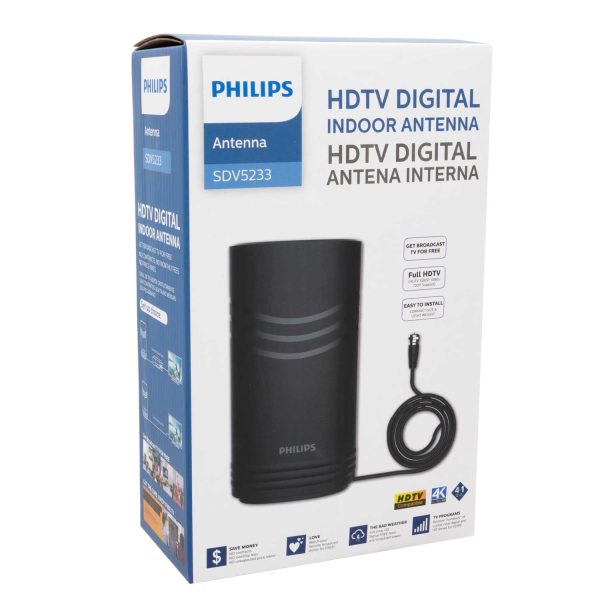 ANTENA HDTV INDOOR OMNIDIRECCIONAL SDV5233/55 PHILIPS