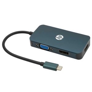 ADAPTADOR USB-C A HUB HDMI VGA DP CT200 HP