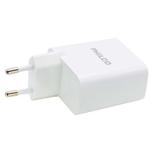 CARGADOR SÚPER RÁPIDO USB 3.0 30W PHILCO