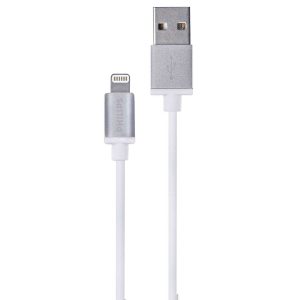 CABLE PARA IPHONE DLC2508M BLANCO PHILIPS